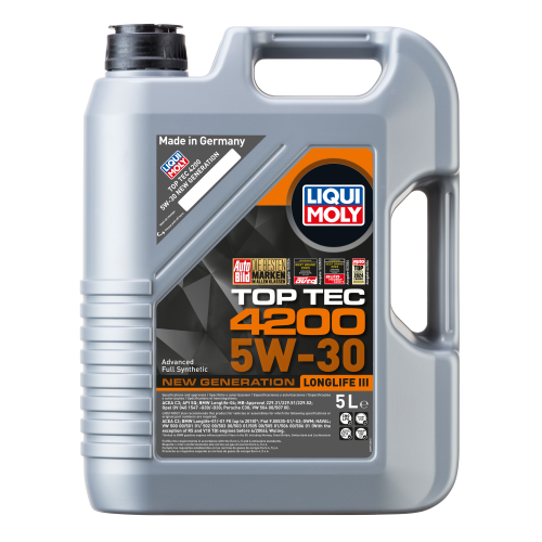 Синтетическое моторное масло Top Tec 4200 5W-30 New Generation - 5 л Синтетическое моторное масло Top Tec 4200 5W-30 New Generation - 5 л
